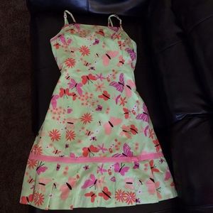 Lilly Pulitzer Demi Dress, Bonjour print, size 8.